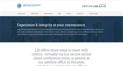 Desktop Screenshot of legalservicesinternational.com